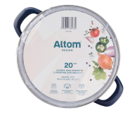 Altom Garnek emaliowany 20 cm 2,7 l pokrywka granat indukcja - 1611113 - zdjęcie 3